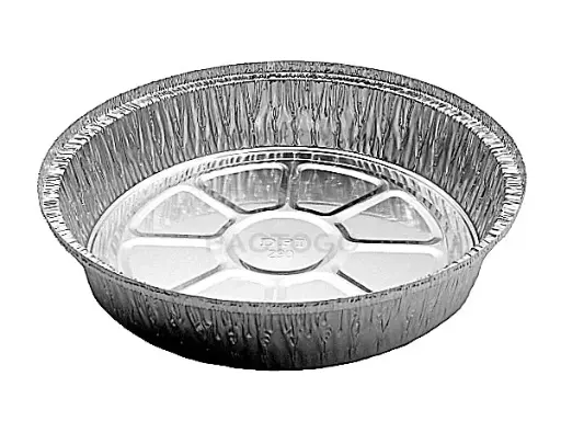 [2671] 9" Aluminum Round Container