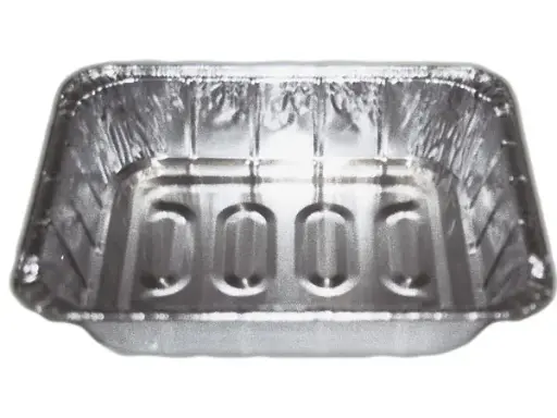 [2675] Durable Packaging 6132-100 Aluminum Foil Steam Table Pan Half Size Economy Gauge