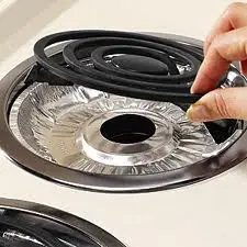 [2614] Durable Packaging Aluminum Foil Round For Electric Burner Liner 2 Large and 4 Small