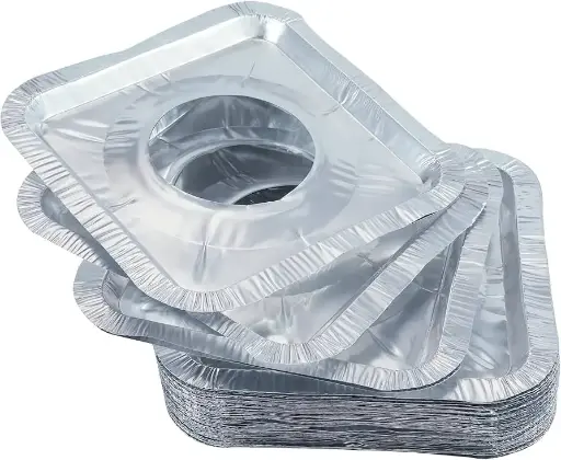 [2612] Durable Packaging Foil Square For Gas Burner Liner