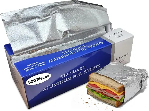 [2650] Durable Packaging H72501 Aluminum Foil wrapper sheets