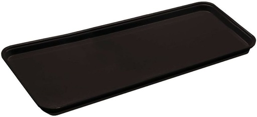 [981] Fiber Tray 10" x 30" x 0.75", Black