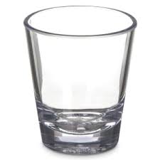 [4416] GET SW-1431-1-CL 1 Oz Shooter Glass Plastic