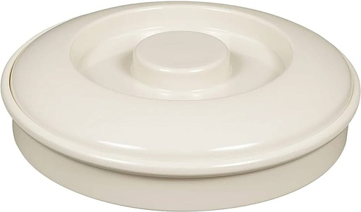 [4485] GET TS-800-IV Ivory Melamine Tortilla Server with Lid