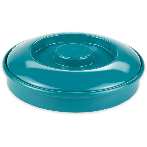 [4487] GET TS-800-TE Green Melamine Tortilla Server with Lid