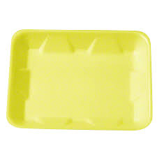 [856] Genpak 1004D #4D Supermarket Food Tray Yellow