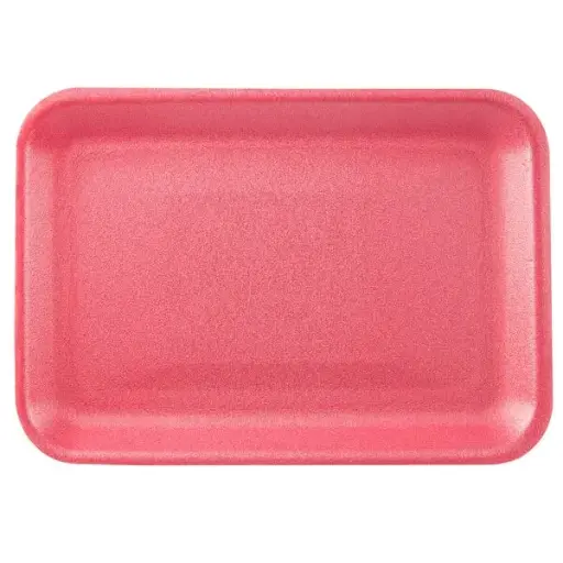 [861] Genpak 1004S #4S Supermarket Food Tray Rose