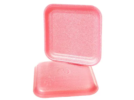 [868] Genpak 1007S #7S Supermarket Food Tray Rose