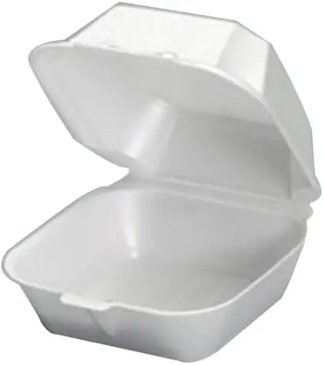 [2447] Genpak 22500 6" Sandwich Foam Container Large