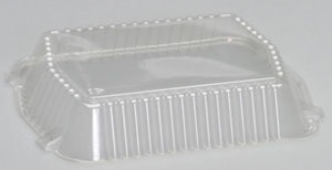 [4414] Genpak 94500 Clear Plastic Dome Lid for Large Foam Serving Tray 50310&50010