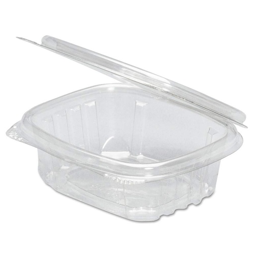 [737] Genpak AD24 24 Oz Clear Hinged Deli Container
