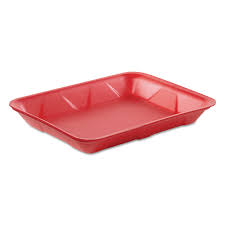 [857] Genpak TR04P #4P Heavy Supermarket Food Tray Rose