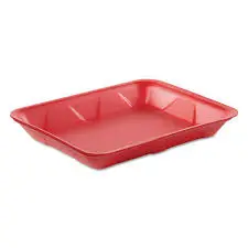 [882] Genpak TR09H #9H Heavy Supermarket Food Tray Rose