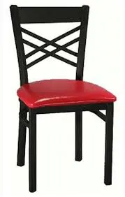 [4665] H&D 6159 Metal Wrinkle Back Dining Chair
