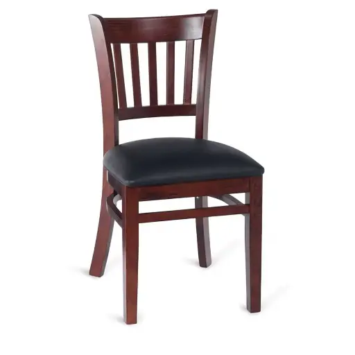[3310] H&D 8630-D01 Mahogany Cherry Back Wood Chair