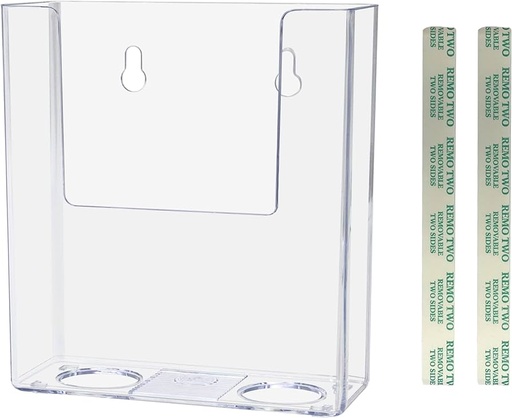 [3936] Hanging Sign Holder 4.75" x 1.75" Clear Vinyl