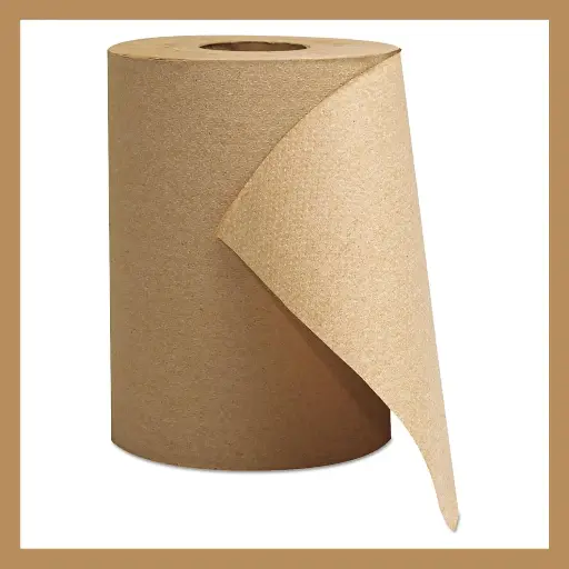 [5051] Hardwound Hand Roll Towel Natural 8" X 350'