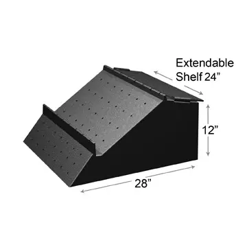 [2237] High Profile Riser with Slots
