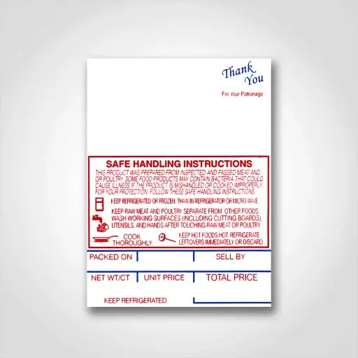 [629] Hobart SP-80/600/1500 Style K Scale Label Safe Handling Print
