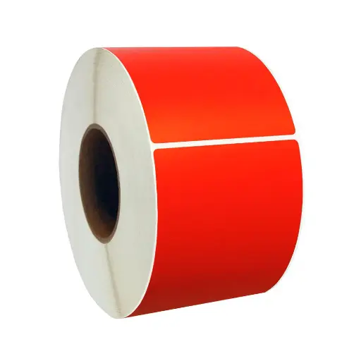 [650] Inventory Label 3 x 4 Inch Red