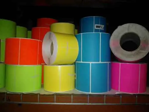 [651] Inventory Label 3 x 4 Inch Yellow