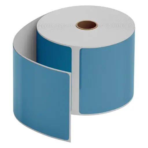 [2684] Inventory Label 3 x 4.5 Inch Blue