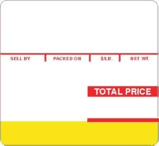 [3875] Ishida 64mm X 59mm Scale Label for Ishida Scales