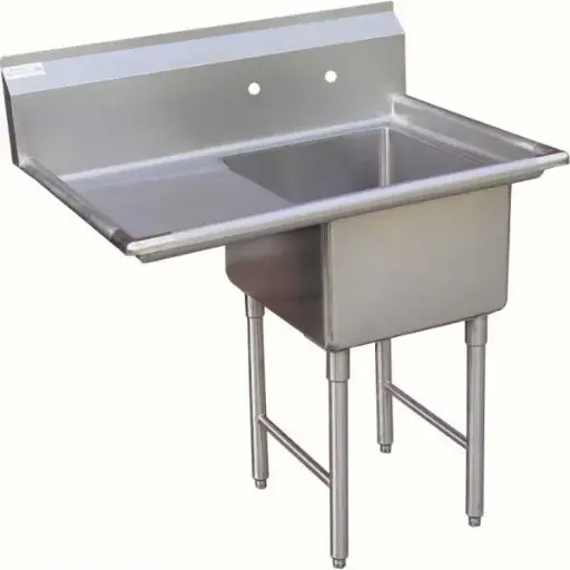 [6373] KTI ECS-1-24L 1 Comp Sink 16x20x12 LEFT