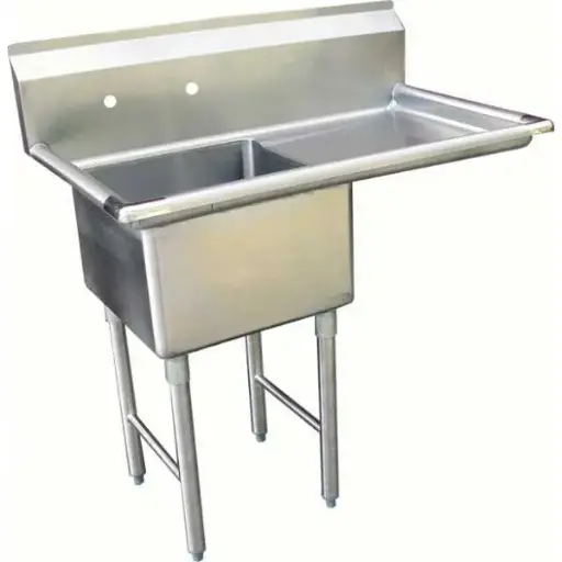 [6372] KTI ECS-1-24R 1 Comp Sink 16x20x12 RIGHT