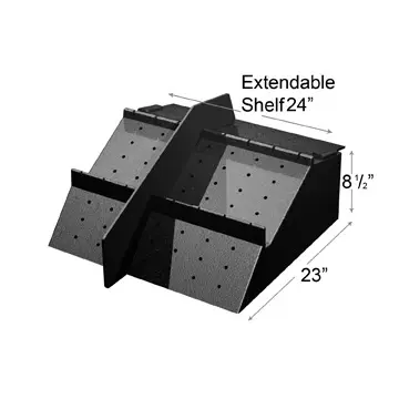 [2236] Low Profile Riser with Slots