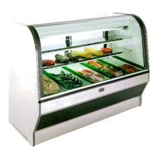 [3950] Marc Refrigeration Curved Glass Merchandiser 4'
