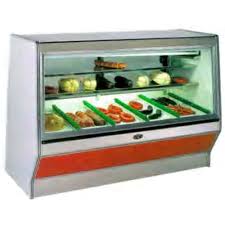[4749] Marc Refrigeration Display Case Straight Front Glass 8'