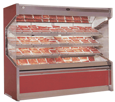 [4753] Marc Refrigeration Open Meat Merchandiser 12' Remote