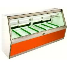 [4747] Marc Refrigeration SF-12 S/C Display Case Straight Front Glass 12'