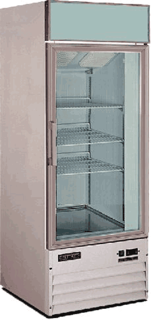 [3918] Metalfrio D238BMF Vertical Freezer 8.6 Cu. Ft. 0.5 HP