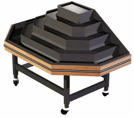 [9685] Modular Dry Table Low End Caps