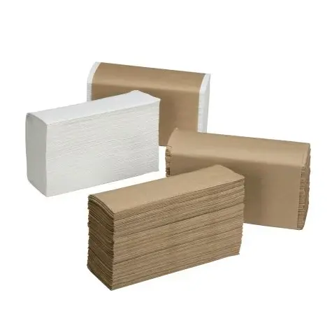 [4470] Multifold Natural Paper Towel 1 Ply