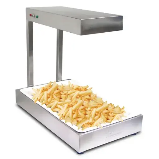[6255] OMCAN 23574 Counter Top Ceramic Chip Dump Food Warmer