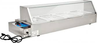 [2461] OMCAN BS-4 Portable Warmer Bain Marie with 4 Half Pans