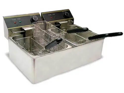 [3392] OMCAN EF-6L2 Electric Deep Fryer Double