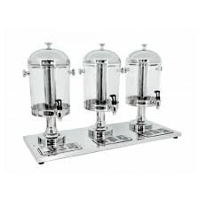 [7829] Omcan Royal 3P Triple Bowls Cold Beverage Dispenser