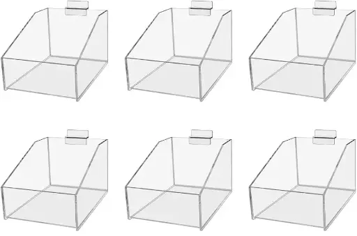 [2577] One Compartment Acrylic Bin 11" x 28" x 8"