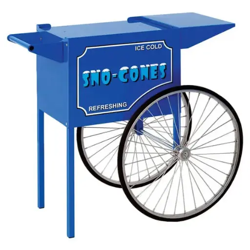 [9909] Paragon 3050010 Blue Medium Sno-Cone Cart