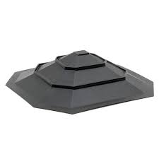 [2638] Plastic Black Bin Liner Riser Insert with Slot