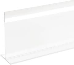 [1915] Plastic T Divider, White 2.5" x 30"