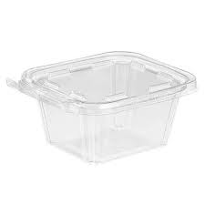 [4326] Safe T-Fresh TS16 Tamper Evident 16 Oz Hinged Container