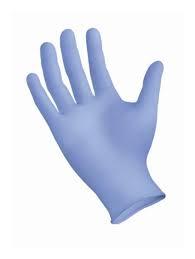 [3424] Sempermed Powder Free Blue Nitrile Glove Large