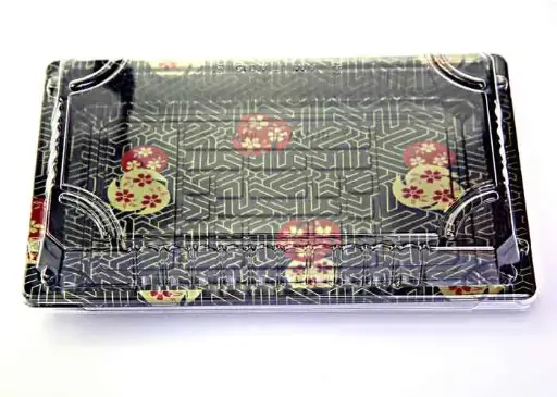 [7686] Sushi Container Medium 8.5" X 5.5" Lid