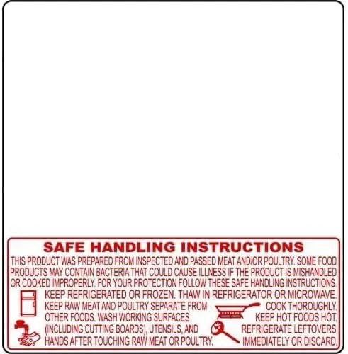 [2025] TORREY 1378-BSH 60mm Scale Label Safe Handling Printed