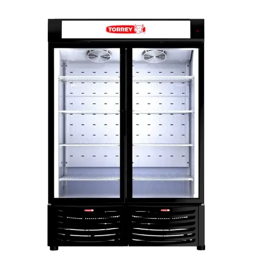 [1850] TORREY CS32 Vertical Freezer 33 Cu. Ft. 2 Solid Doors